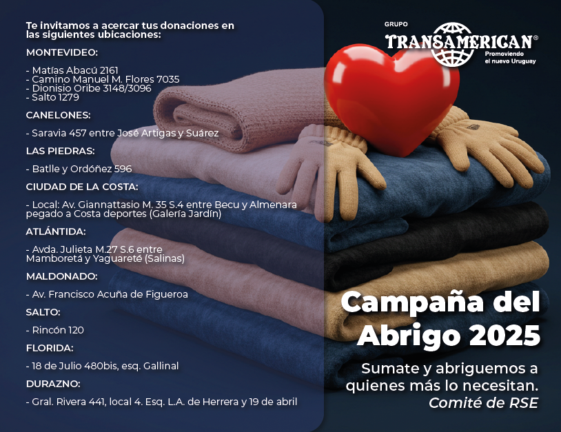 Campaña de Abrigo 2025: Abriguemos a quienes más lo necesitan